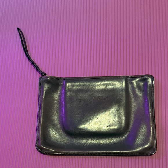 Vintage Leather Coach Slim Clutch Large (Dark Brown) - Picture 3 of 7